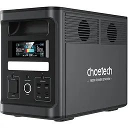Зарядна станція Choetech BS065 1800Вт (1536Вт/г) AC,LiFePo4,MPPT, UPS, USB-C PD100 Вт