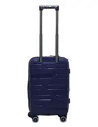 Валіза маленька S поліпропілен Milano bag 0306 56×35×24см 33л Темно-синій - мініатюра 3