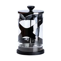 Френч-прес чайник скляний Haus Roland 800 мл з фільтром, чорний TS Kitchen HP33540B - мініатюра 2