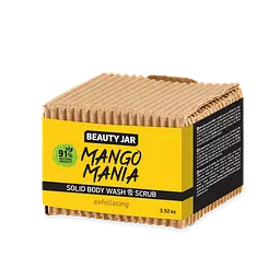 Твердий скраб та засіб для миття тіла Манго Манія Beauty Jar 100 г