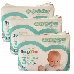 Підгузки Lupilu Skin Care 3 Midi (4-9 кг), 120 шт