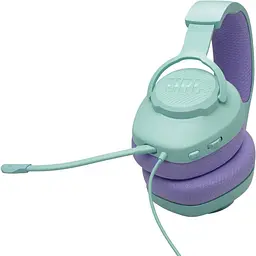 Навушники з мікрофоном JBL Quantum 100M2 Cyan (JBLQTUM100M2CYN) - мініатюра 6