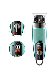 Машинка для стрижки волосся XPRO V-975 з бірюзовою насадкою (41895-V-975_310) - мініатюра 2