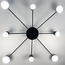 Стельовий LED світильник чорного кольору Line.F DE 34/8 BK - мініатюра 4