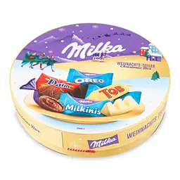 Шоколадний набір Milka Weihnachts - Teller Cristmas Box 198 г.
