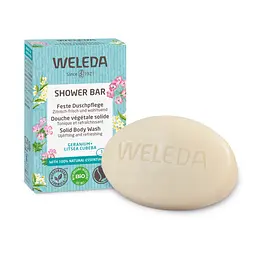 Твердий арома-бар для душу Weleda Герань та Літсеа Кубеба, 75 г (006247X9) - мініатюра 2