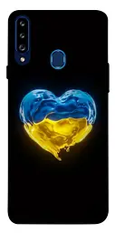 Чохол Demsky Серце України для Samsung Galaxy A20s