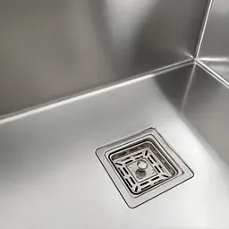 Кухонна мийка Platinum Handmade НSB з нержавіючої сталі 3 мм прямокутна 60x50x23 см (SP000037018) - мініатюра 5