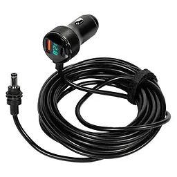 Кабель живлення для Starlink Mini E-NET автомобільний прикурювач/DC з USB Type-C та LED 5м (73-00658) - мініатюра 2