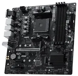 Материнська плата MSI PRO B550M-P (PRO B550M-P) (Socket AM4, AMD B550, Micro-ATX) - мініатюра 3