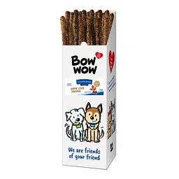 Ласощі для собак Bow wow ковбаски з гусячої печінки 53-58 см, 175 г (ціна за упаковку 72 шт)