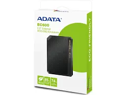 Зовнішня кишеня ADATA EC600 2.5'' HDD/SSD USB3.2 Gen2 Black (EC600-BCBK) - мініатюра 3