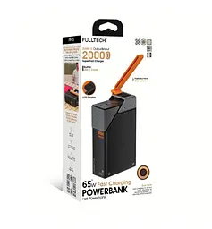 Power Bank Портативний Акумулятор FULLTECH 20000 mAh SFC65W Для Ноутбука Чорний (FP-43) - мініатюра 10
