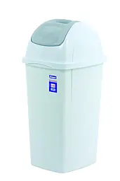 Контейнер для сміття з кришкою Europa 35x39x77h, 65 л білий