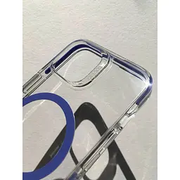Протиударний чохол Gear4 Piccadilly MagSafe Periwinkle для iPhone 14 / iPhone 13 (6.1") Прозорий - мініатюра 6