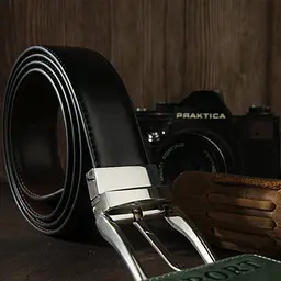 Ремінь шкіряний Vintage чоловічий 115х3,3 см acs0014863 - мініатюра 5