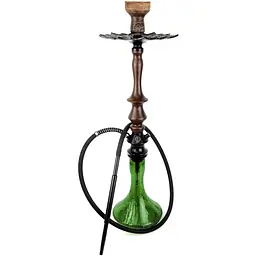 Кальян KARMA HOOKAH 3.2 Brown (Craft Crash Green) - мініатюра 2