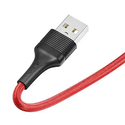 Кабель для зарядки и обмена данными USB Ridea RC-ST74 StablePro 12W 5V/2.4A USB-Lightning 1 м Красно-черный - миниатюра 4