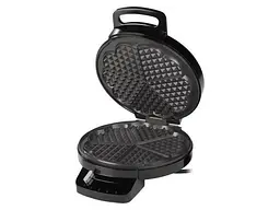 Вафельниця кругла з регулюванням Silver Crest Waffle maker 1200W Germany Heart Shape Silver Crest SWE 1200 C3 - мініатюра 2