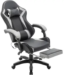 Ігрове крісло AGN AGN09-25 RGB Black Grey (AGN09-25) - мініатюра 2