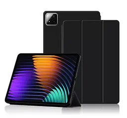Чохол-книжка DK для Xiaomi Pad 7/7 Pro 11.2" екошкіра/силікон Smart Case black - мініатюра 4