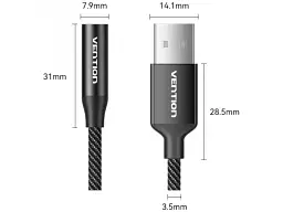 Звукова карта Vention 2 в 1 USB - AUX jack TRRS Ear DSP 0.25 м (CVEBC) - мініатюра 9
