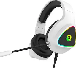 Навушники Canyon GH-6 Shadder ігрові 3.5 мм RGB білі (CND-SGHS6W)