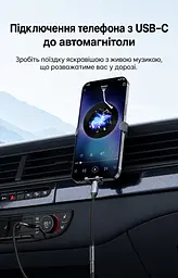 Аудіоадаптер Vention зі штекера USB-C на гніздо 3,5 мм з ЦАП DAC 16 біт 48 кГц з підтримкою дзвінків через гарнітуру TRRS з підтримкою пульта гарнітури залежно від телефона для навушників TRS та гарнітур OMTP і CTIA з бавовняним обплетенням кабелю з кабелем 0,15 м сірий (BIMHB) - мініатюра 12