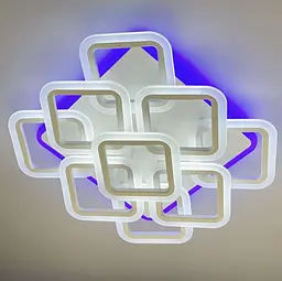 Світлодіодна стельова люстра з кольоровою RGB підсвіткою | Арт. A 2505/9 S RGB | Line F - мініатюра 7