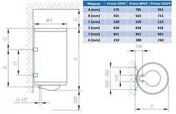 Водонагрівач Prime 50V9 (TG 50 N) Tiki teh0027466 - мініатюра 8