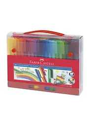 Фломастери 60 кол. FABER CASTELL Connector у пластиковій коробці (155560)