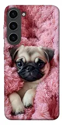 TPU чохол Demsky Мопс у ніжностях для Samsung Galaxy S23