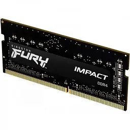 Пристрій для ноутбуків Kingston Fury 8 GB SO-DIMM DDR4 3200 MHz Impact (KF432S20IB/8) - мініатюра 2