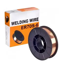 Дріт зварювальний мідний/полірований 0,8 мм 3.8 кг Welding Wire (4 кг з котушкою)