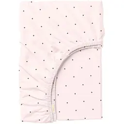 Простирадло Cosas на резинці 80х190х25 mini dots cs4, рожевий (DotsGreyRose_80x190x25)