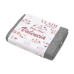 Плед Vladi Валенсія Parquet 140х200 біло-темно-сірий (202680) - мініатюра 3
