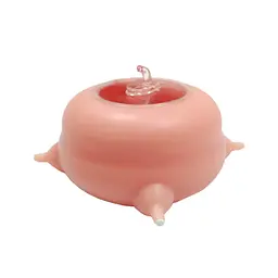 Cиліконова годівниця для молока для цуценят і кошенят Derby pink