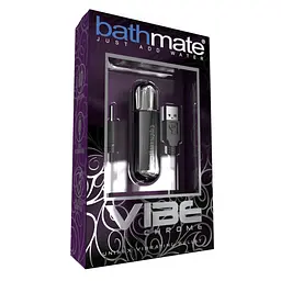 Вібропуля Bathmate Vibe Bullet Chrome, глибока потужна вібрація - мініатюра 3