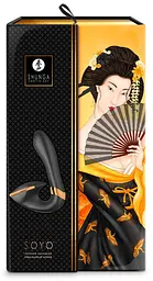 Вібратор Shunga Soyo Intimate 17 см чорний - мініатюра 2