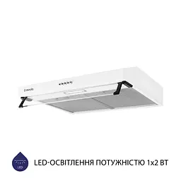Витяжка плоска MINOLA HPL 517 WH - мініатюра 3
