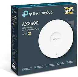 Точка доступу TP-Link EAP660 HD AX3600 1x2.5GE LAN PoE MU-MIMO стельова - мініатюра 6