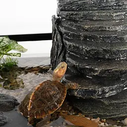 Декоративний фільтр-водоспад Repti-Zoo Turtle Filter Rock GLB09 у формі скелі для черепах, крабів і амфібій (350 л/год, до 90 літрів) - мініатюра 3
