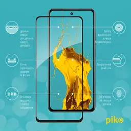 Скло захисне Piko Full Glue Realme C67 Black (1283126590030) - мініатюра 2