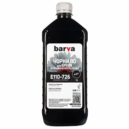 Чорнило Barva EPSON M1100/M3170 (110) BLACK 1л Pigm. (E110-726)