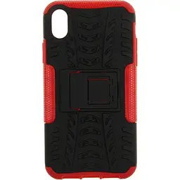 Чохол-накладка Toto Dazzle Kickstand 2 in 1 Case Apple iPhone XR Red - мініатюра 4