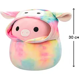 М'яка іграшка Squishmallows Поросятко Пітер 30 см (SQER00931) - мініатюра 3