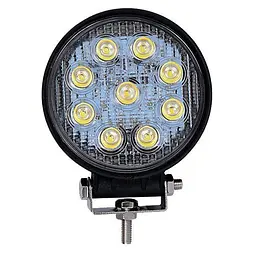 Додаткова LED фара Ø 147x150x73 mm 27W (3W x 9) 10-30V Далекий Spot 1 шт. (2701) - мініатюра 2