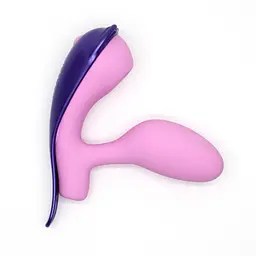 Смарт-віброяйце зі стимуляцією клітора KISSTOY Viosecret Pro, реагує на стискання, пояс для кріплення - мініатюра 3