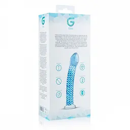 Стеклянный дилдо Gildo Glass Dildo No. 5, 18х3.5 см - миниатюра 7