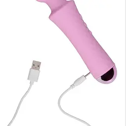Міні-вібратор Loveline Exotic Fuchsia, 20.7 см (фуксія) - мініатюра 2